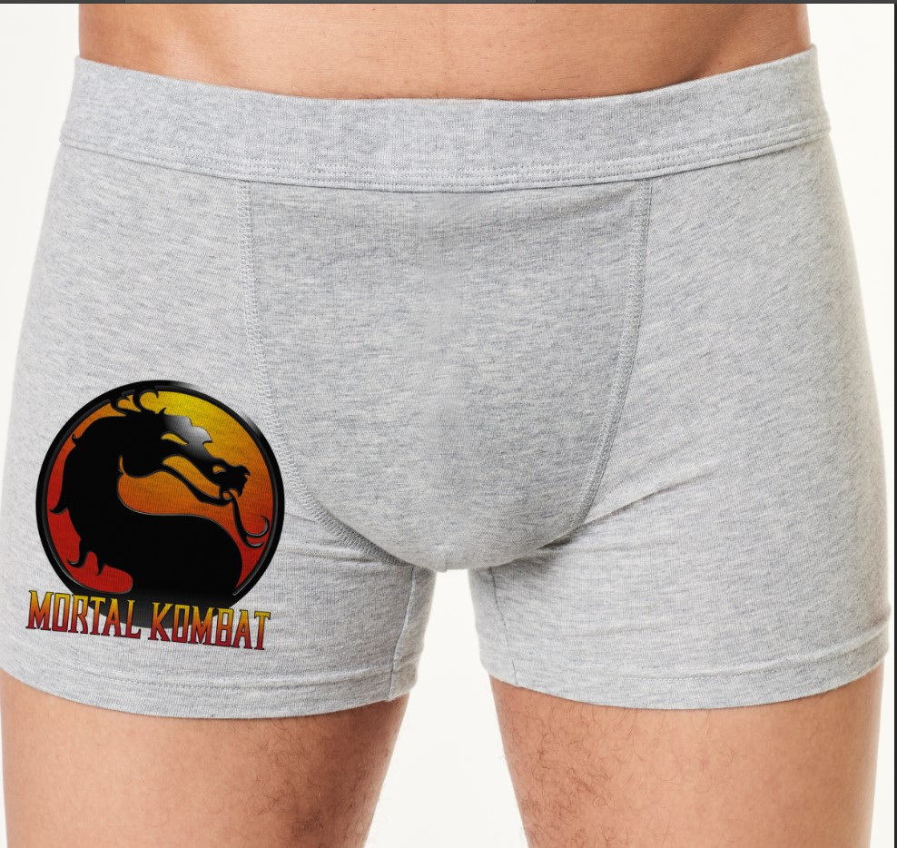 Труси боксери "Мортал Комбат емблема" ВСІ Розміри Преміум тканина