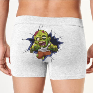 Труси боксери "Зомбі вилазить з отвору дірки" ВСІ Розміри Преміум тканина