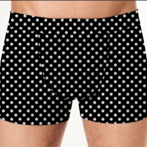 Труси чоловічі "Чорні з крапками" ВСІ Розміри Преміум тканина
