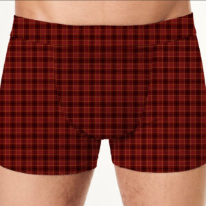 Труси чоловічі "Червоні клітини тартан 2" ВСІ Розміри Преміум тканина