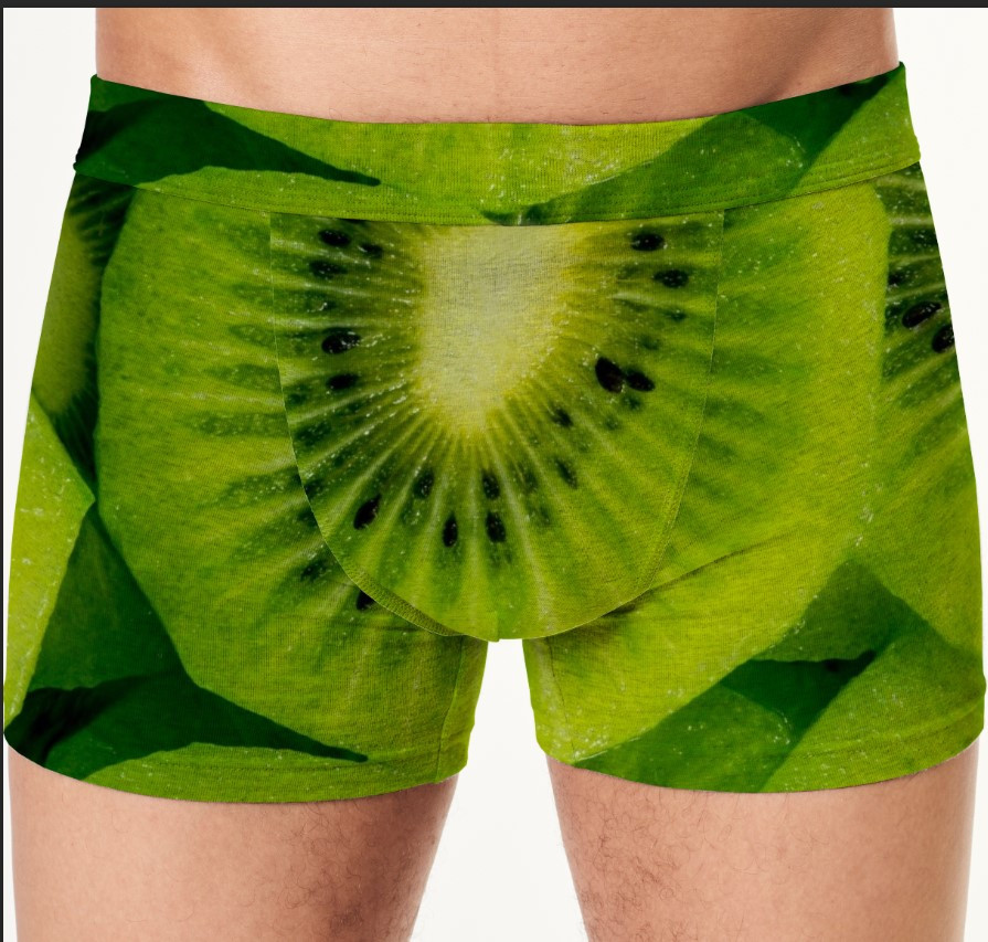 Труси чоловічі "Фрукти ківі" ВСІ Розміри Преміум тканина