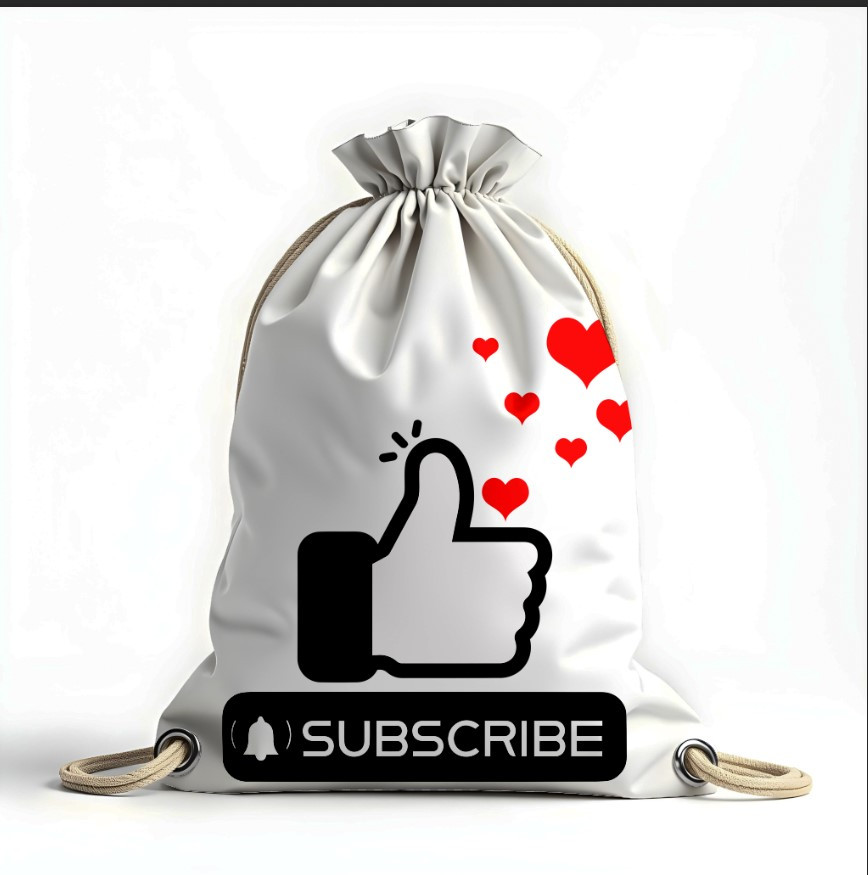 Рюкзак мішок "Знак підписки лайк палець"