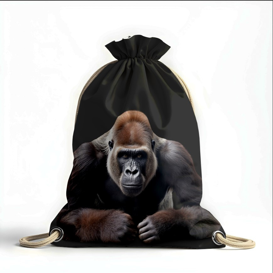Рюкзак мішок "З мавпою горила"