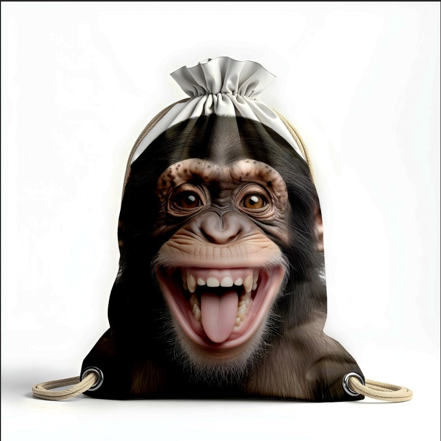 Рюкзак мішок "З мавпою 1"