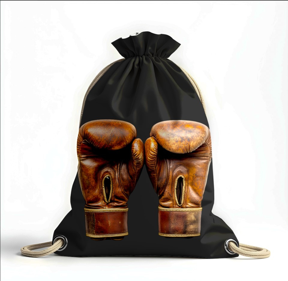 Рюкзак мішок "Боксерські перчатки ретро"