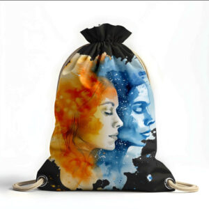 Рюкзак мішок "Близнюки знак зодіаку"