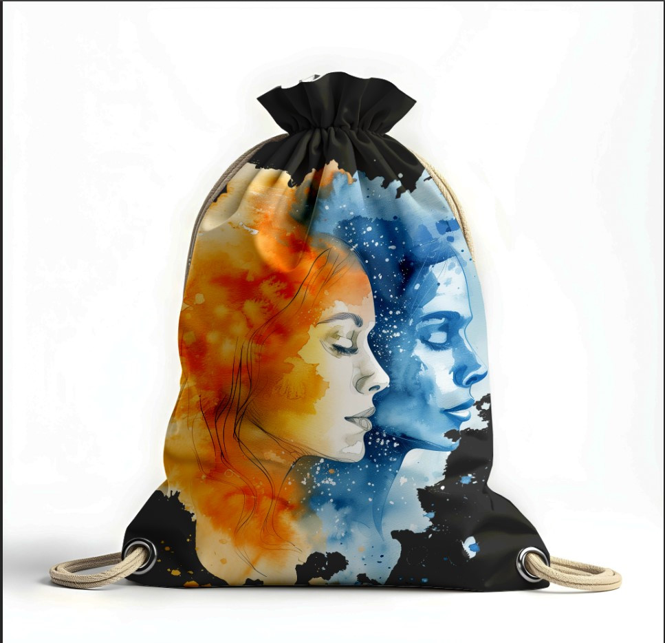 Рюкзак мішок "Близнюки знак зодіаку"