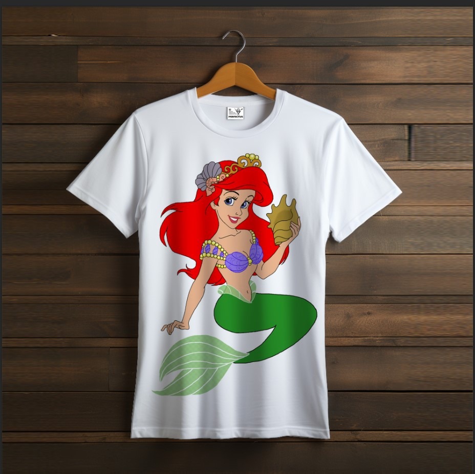 Футболка "Аріель мультик Русалонька 3" ВСІ Розміри Преміум тканина