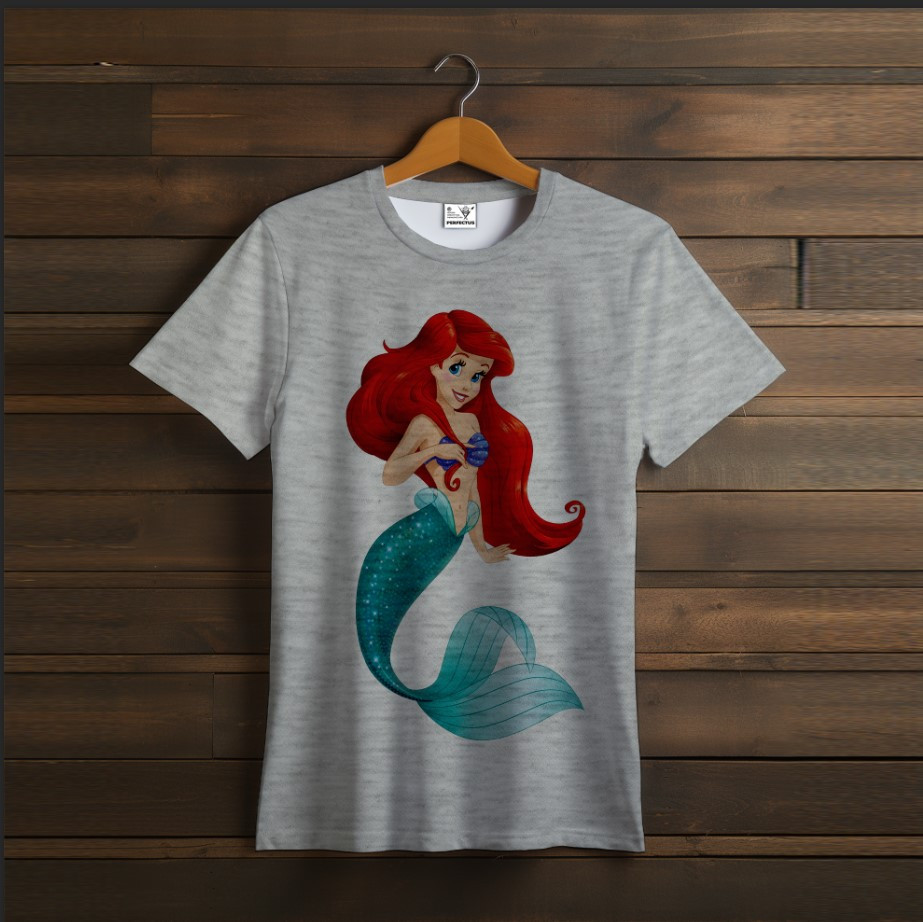 Футболка "Аріель мультик Русалонька 1" ВСІ Розміри Преміум тканина