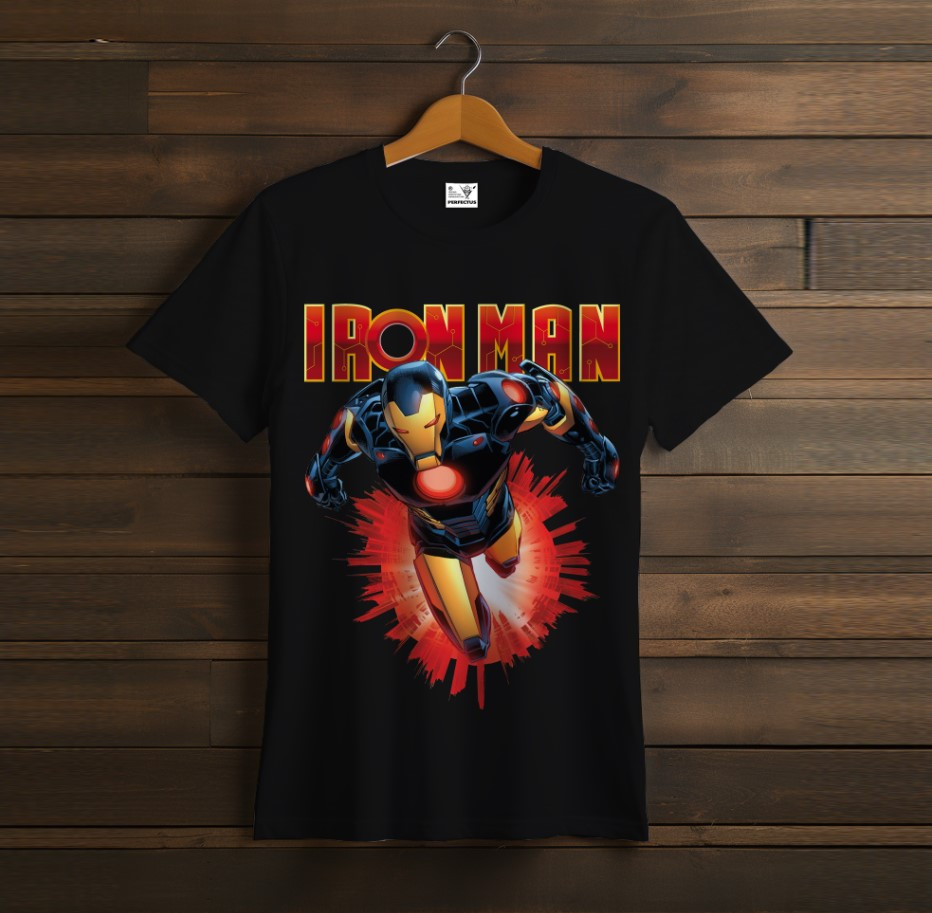 Футболка "Айронмен Залізна людина логотип Марвел 1" ВСІ Розміри Преміум тканина