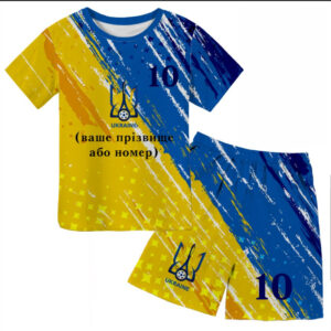 Костюм футболка + шорти збірна України футбольна форма емблема футбол 2 ВСІ Розміри Преміум тканина