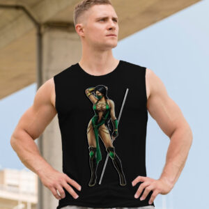 Футболка безрукавка майка мортал комбат джейд ВСІ Розміри Преміум тканина