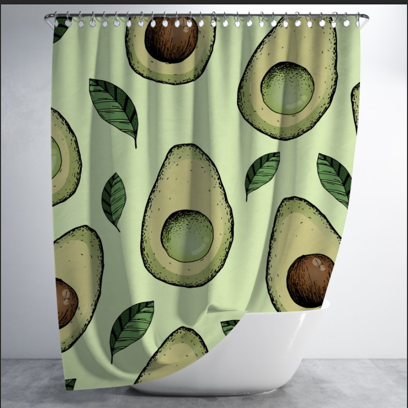 Штора для ванної "Авокадо" 150х200см
