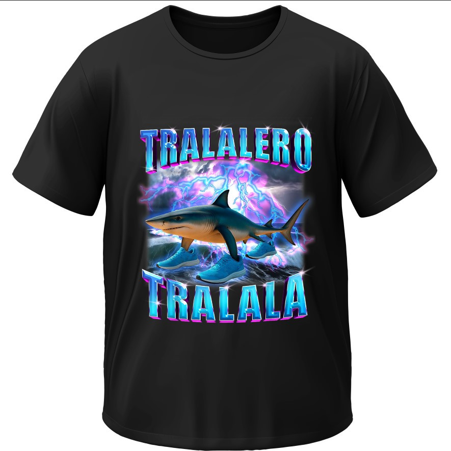 Футболка "З Мемом Мем Тралалело Тралала Italian Brainrot Італійські Меми 6" ВСІ Розміри Преміум тканина