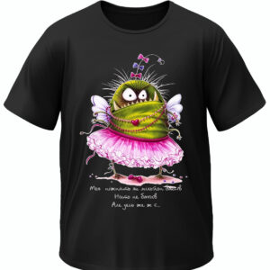 Футболка "Дівчина Монстр Прикольна З Написом" ВСІ Розміри Преміум тканина