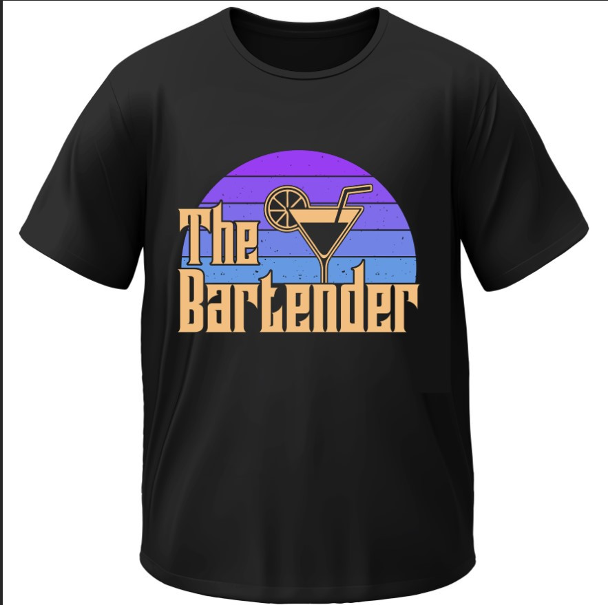 Футболка "Арт Бармен Коктейль" ВСІ Розміри Преміум тканина