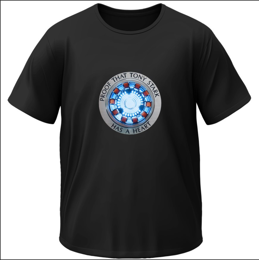 Футболка "Айронмен Реактор Старка 1" ВСІ Розміри Преміум тканина