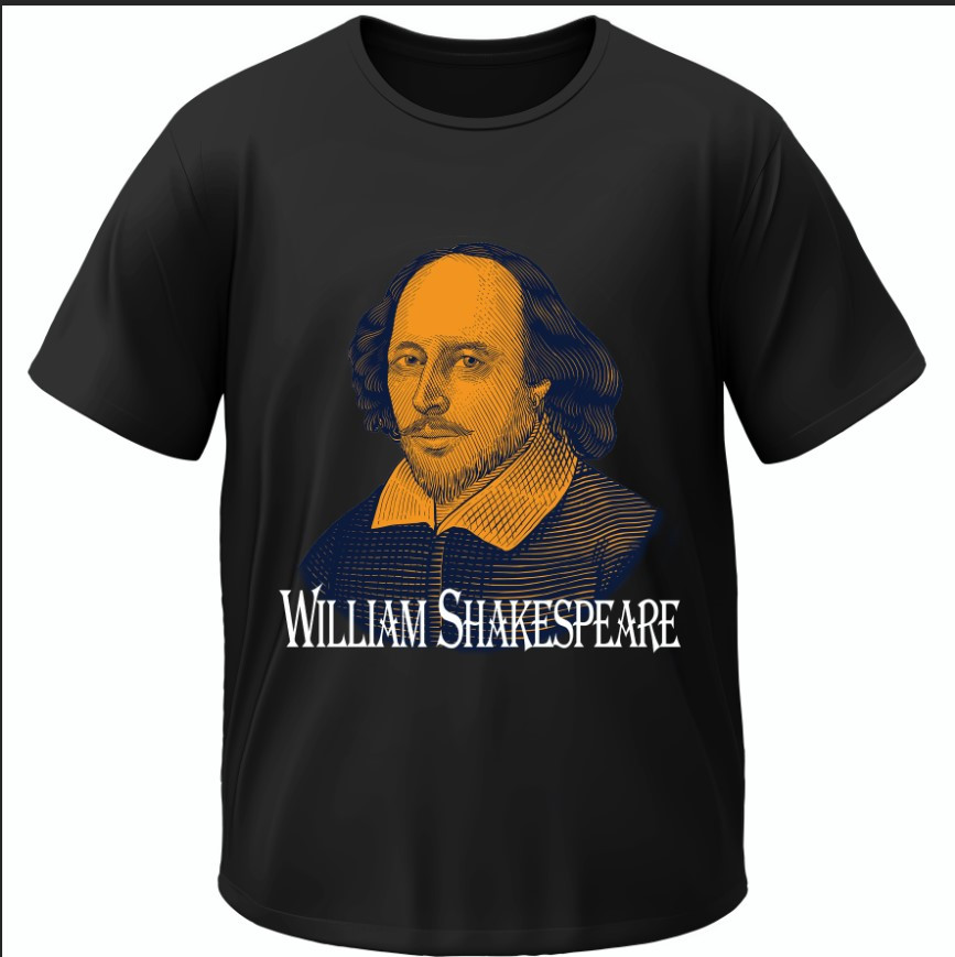 Футболка "William Shakespeare Портрет Шекспіра" ВСІ Розміри Преміум тканина