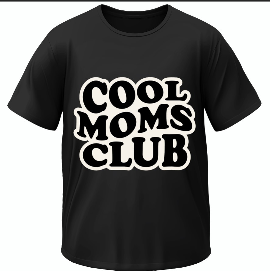 Футболка "Cool Moms Club Напис Клуб Матусь" ВСІ Розміри Преміум тканина