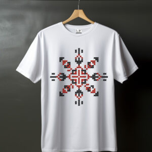 Футболка вишиванка з вашим закодованим ім'ям словом Владислава ВСІ Розміри Преміум тканина