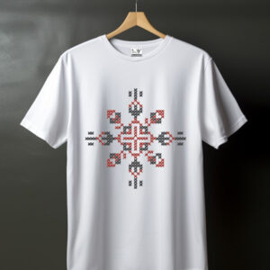 Футболка вишиванка з вашим закодованим ім'ям словом Владислав ВСІ Розміри Преміум тканина