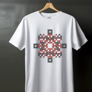 Футболка вишиванка з вашим закодованим ім'ям словом Дмитро ВСІ Розміри Преміум тканина