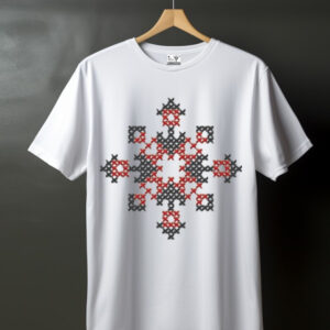 Футболка вишиванка з вашим закодованим ім'ям словом Миколай ВСІ Розміри Преміум тканина