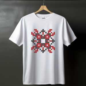 Футболка вишиванка з вашим закодованим ім'ям словом Поліна ВСІ Розміри Преміум тканина