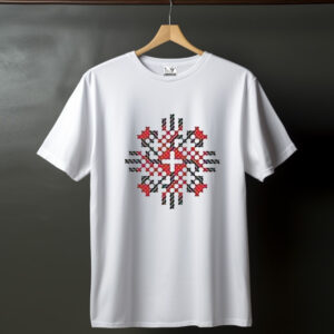 Футболка вишиванка з вашим закодованим ім'ям словом Ярослав ВСІ Розміри Преміум тканина