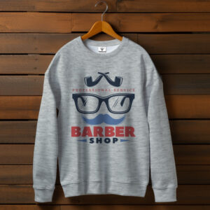 Світшот Барбер Шоп Перукарня Лого Реклама 5 ВСІ Розміри Преміум тканина