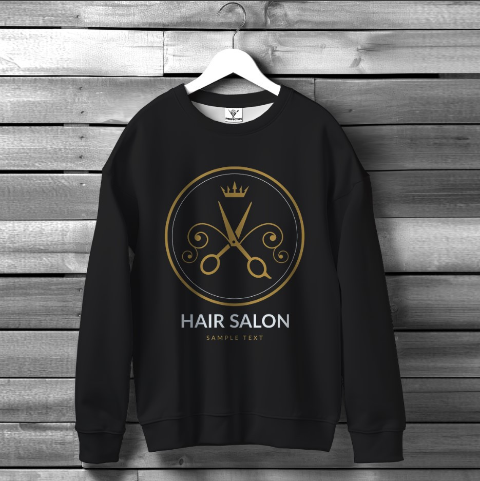 Світшот Барбер Шоп Перукарня Лого Реклама ВСІ Розміри Преміум тканина