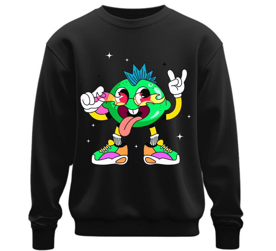 Світшот Арт Панк Рок Монстрик ВСІ Розміри Преміум тканина