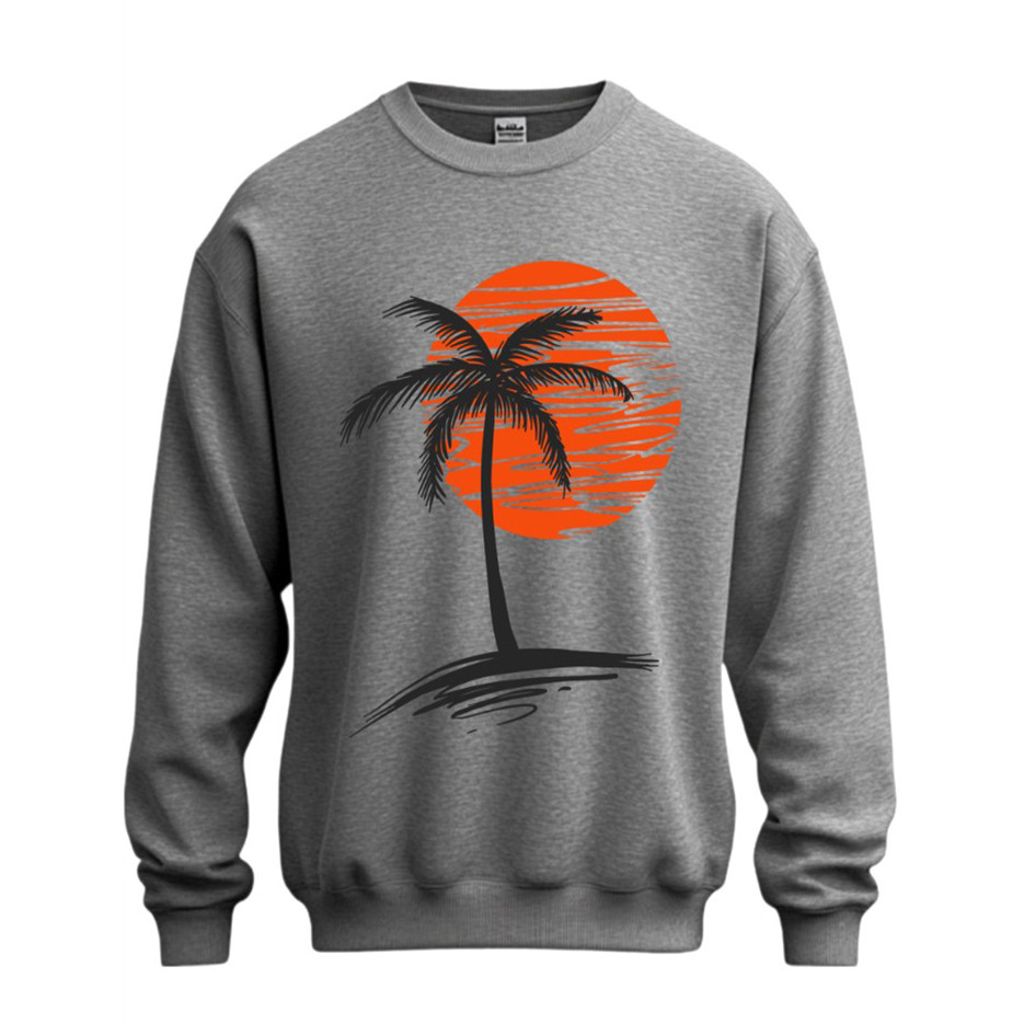 Світшот Арт Пальма Сонце Пляж Літо ВСІ Розміри Преміум тканина