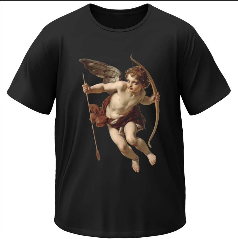 Футболка Янгол купідон ВСІ Розміри Преміум тканина