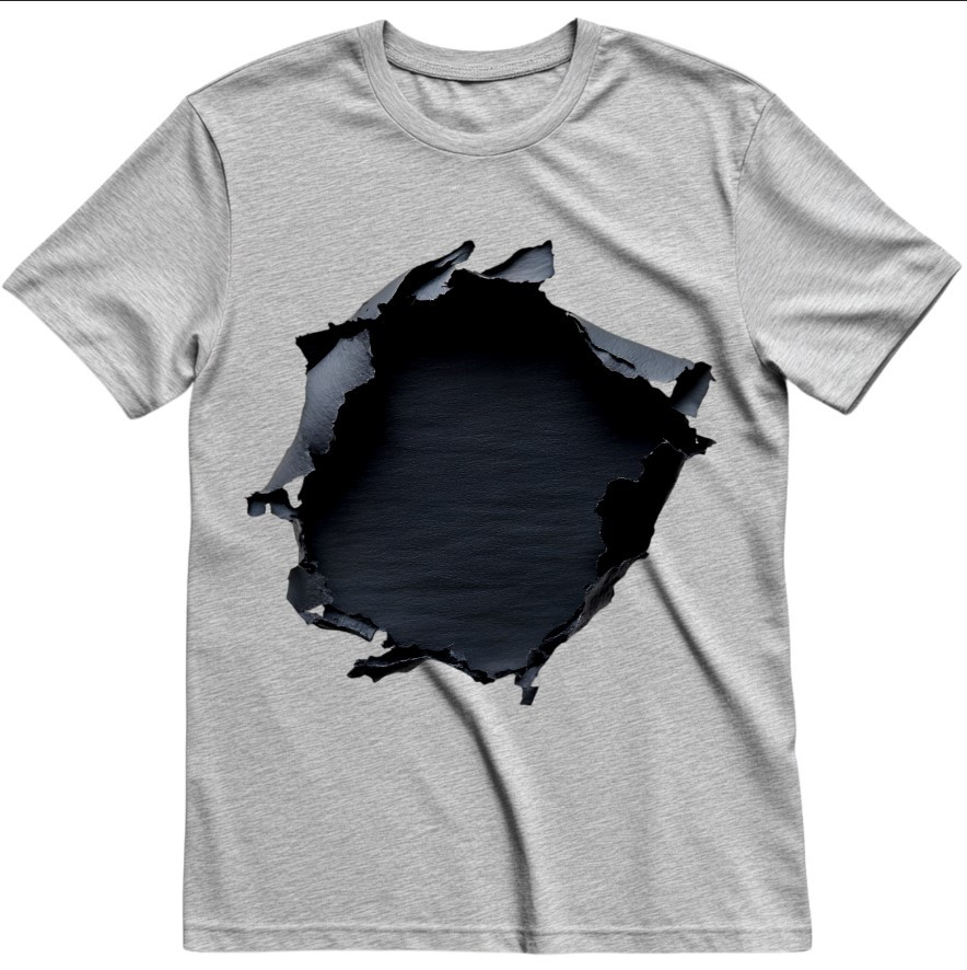 Футболка Шмат тканини рвана дірка ВСІ Розміри Преміум тканина