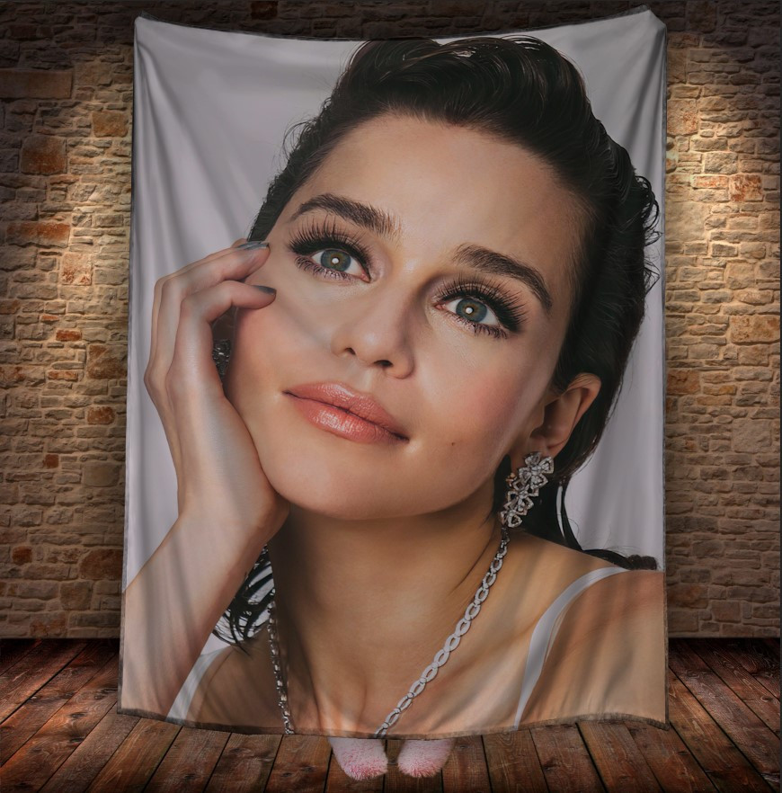 Плед Emilia Clarke Емілія Кларк акторка 2