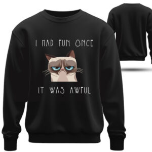 Світшот Мем з суворим котом оверсайз унісекс ВСІ Розміри Преміум тканина