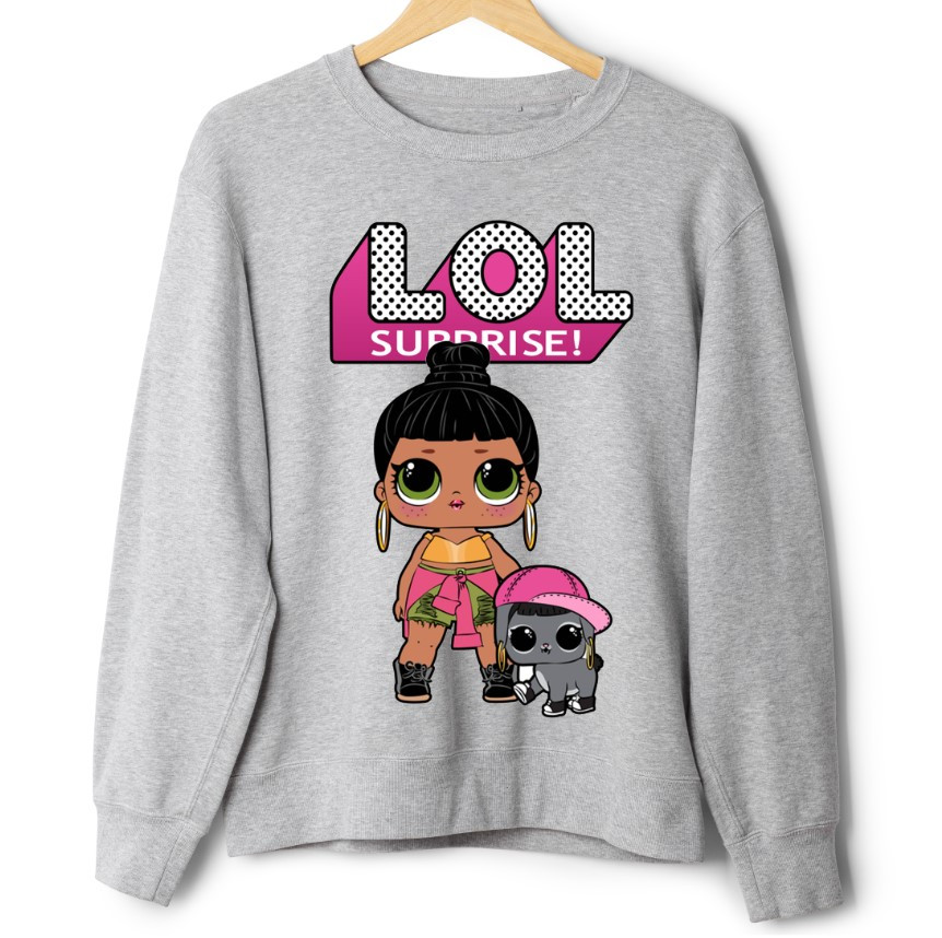 Світшот Лялька Лол LOL 3 оверсайз унісекс ВСІ Розміри Преміум тканина