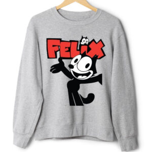Світшот Кіт Фелікс мультик оверсайз унісекс ВСІ Розміри Преміум тканина