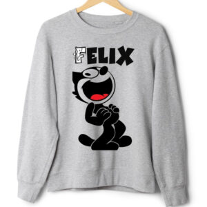 Світшот Кіт Фелікс оверсайз унісекс ВСІ Розміри Преміум тканина