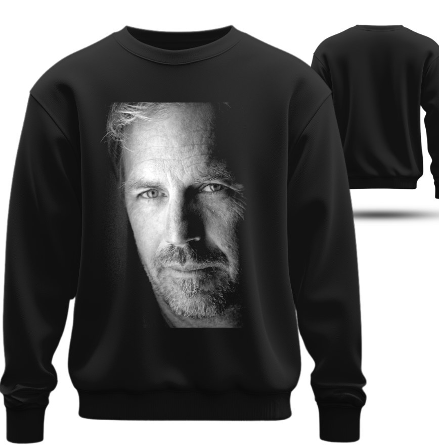 Світшот Кевін Костнер актор оверсайз унісекс ВСІ Розміри Преміум тканина