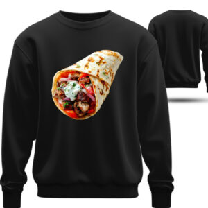 Світшот З шаурмою оверсайз унісекс ВСІ Розміри Преміум тканина