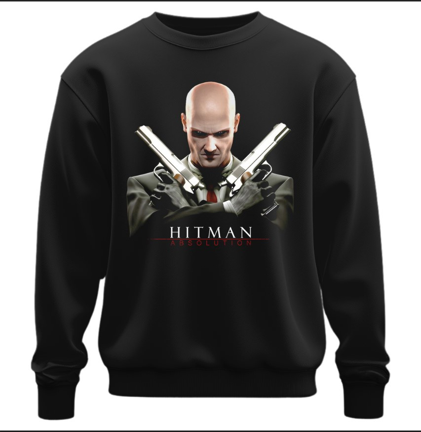 Світшот Емблема знак Хітмен гра Hitman оверсайз унісекс ВСІ Розміри Преміум тканина