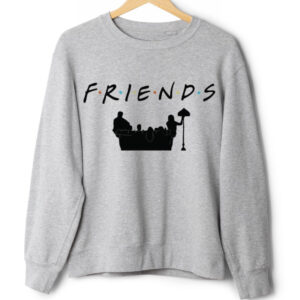Світшот Друзі серіал ретро Friends постер оверсайз унісекс ВСІ Розміри Преміум тканина