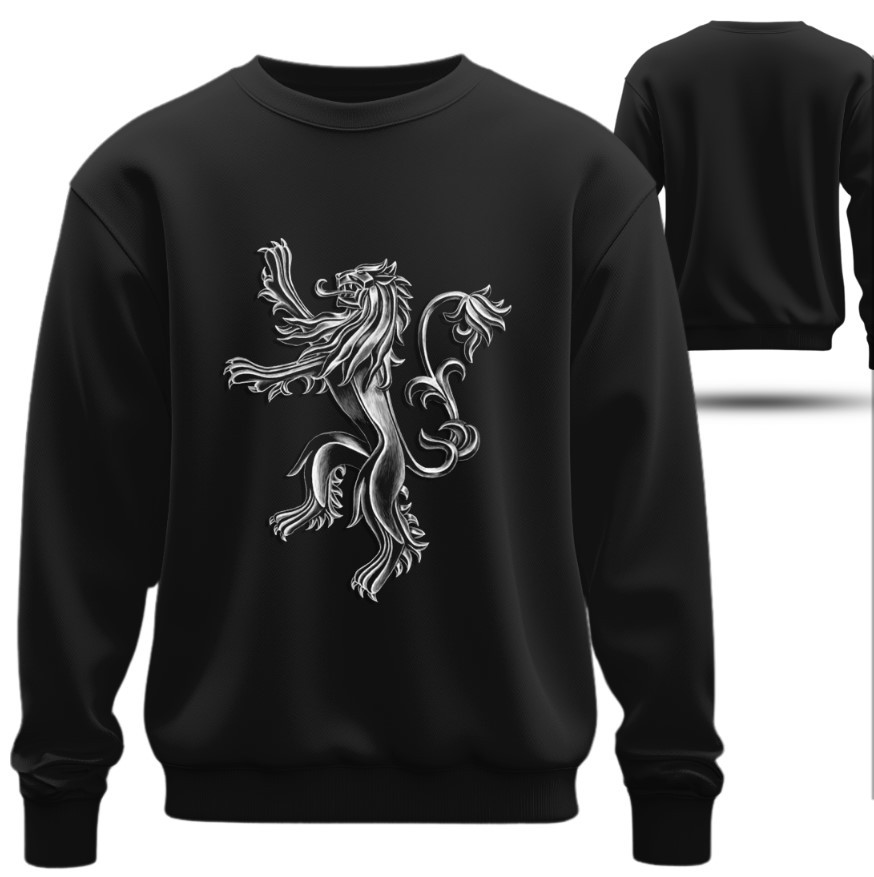 Світшот Дім Ланістерів Гра престолів лев оверсайз унісекс ВСІ Розміри Преміум тканина