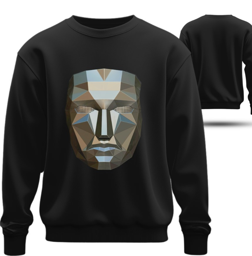 Світшот Гра кальмара маска оверсайз унісекс ВСІ Розміри Преміум тканина