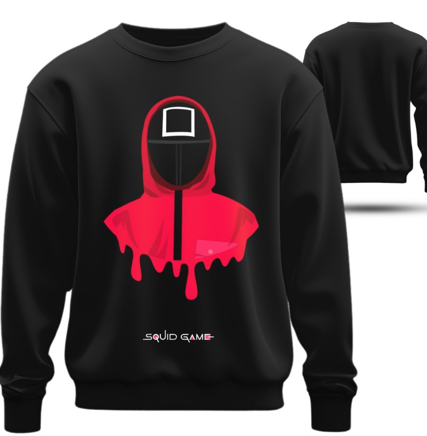 Світшот Гра кальмара заставка постер 1 оверсайз унісекс ВСІ Розміри Преміум тканина