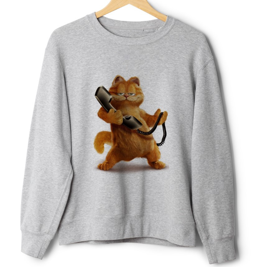 Світшот Гарфілд мультик 2 оверсайз унісекс ВСІ Розміри Преміум тканина