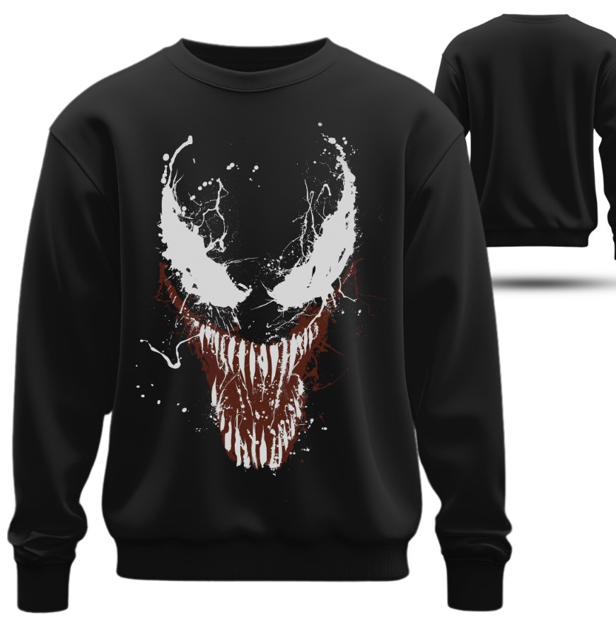 Світшот Веном маска оверсайз унісекс ВСІ Розміри Преміум тканина