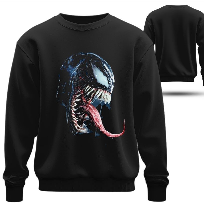 Світшот Веном 3 оверсайз унісекс ВСІ Розміри Преміум тканина